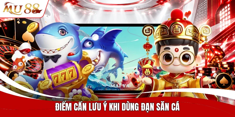 Điểm cần lưu ý khi dùng đạn săn cá