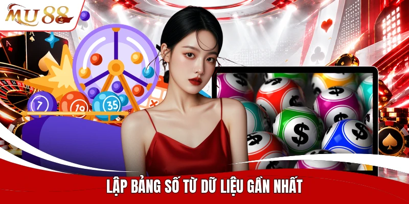 Lập bảng số từ dữ liệu gần nhất