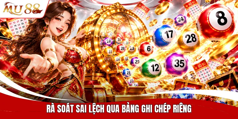 Rà soát sai lệch qua bảng ghi chép riêng